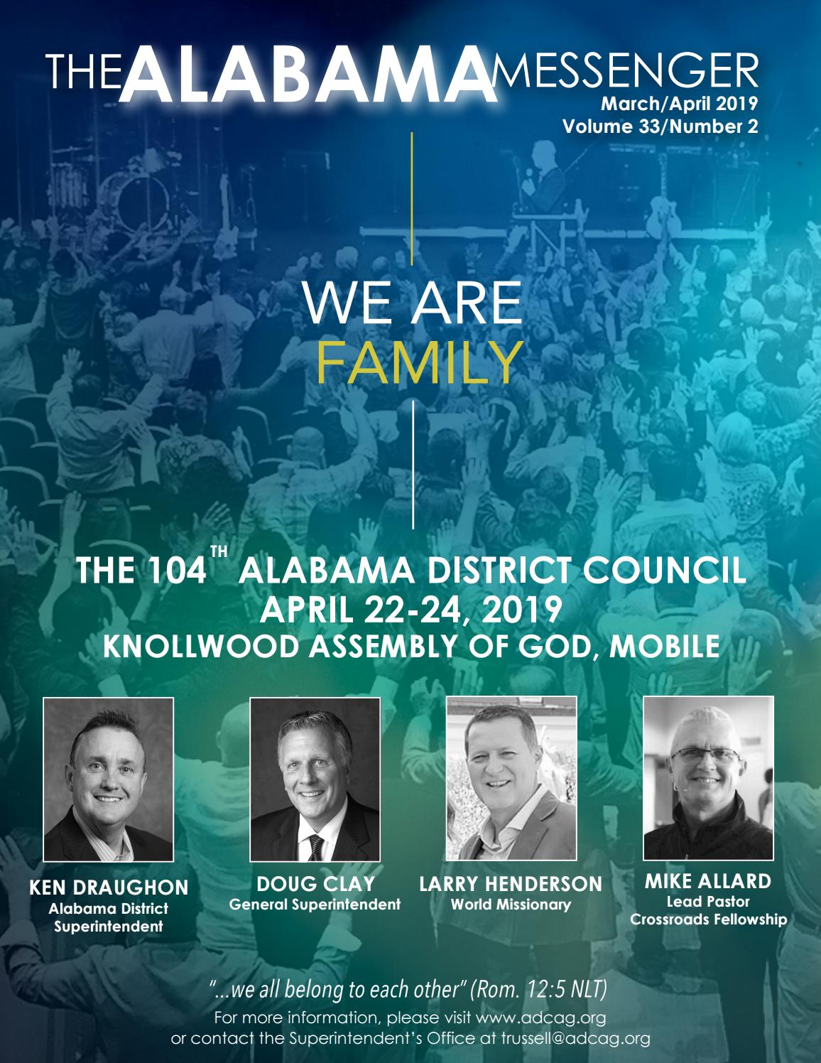The Alabama Messenger March/April 2019 by Alabama District Council of