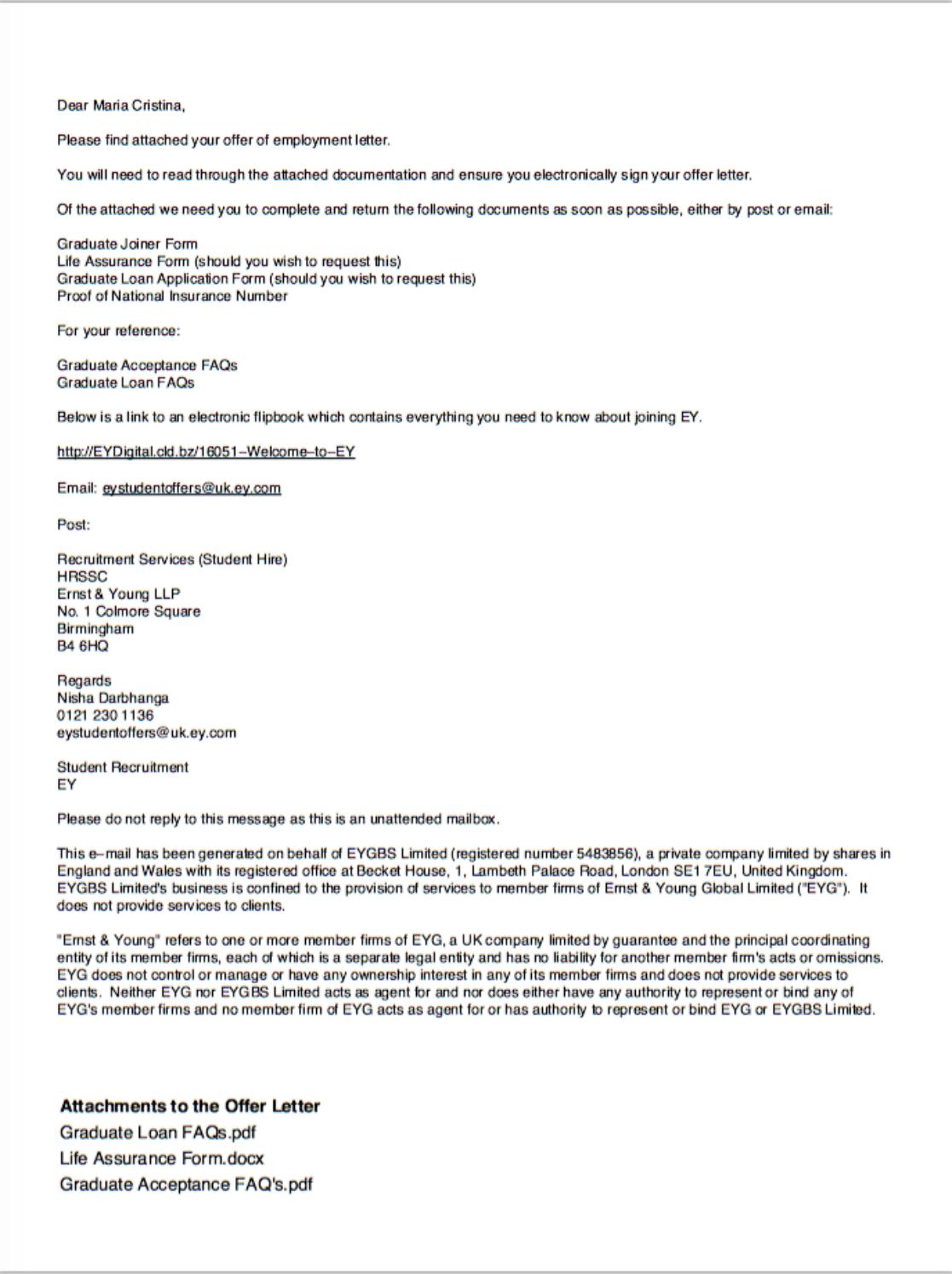 Second Contract At Ey For The Graduate Scheme In Advisory Consulting By M Cristina B Issuu