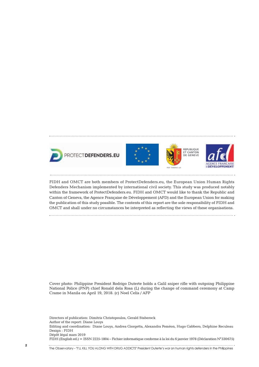 President Duterte S War On Human Rights Defenders In The