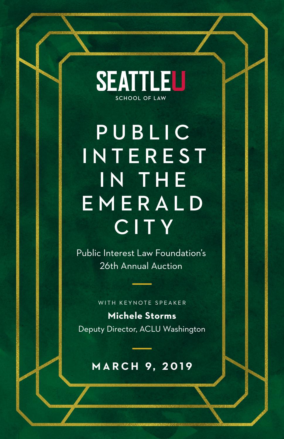 2019 PILF Auction Catalog by Seattle University School of Law Issuu
