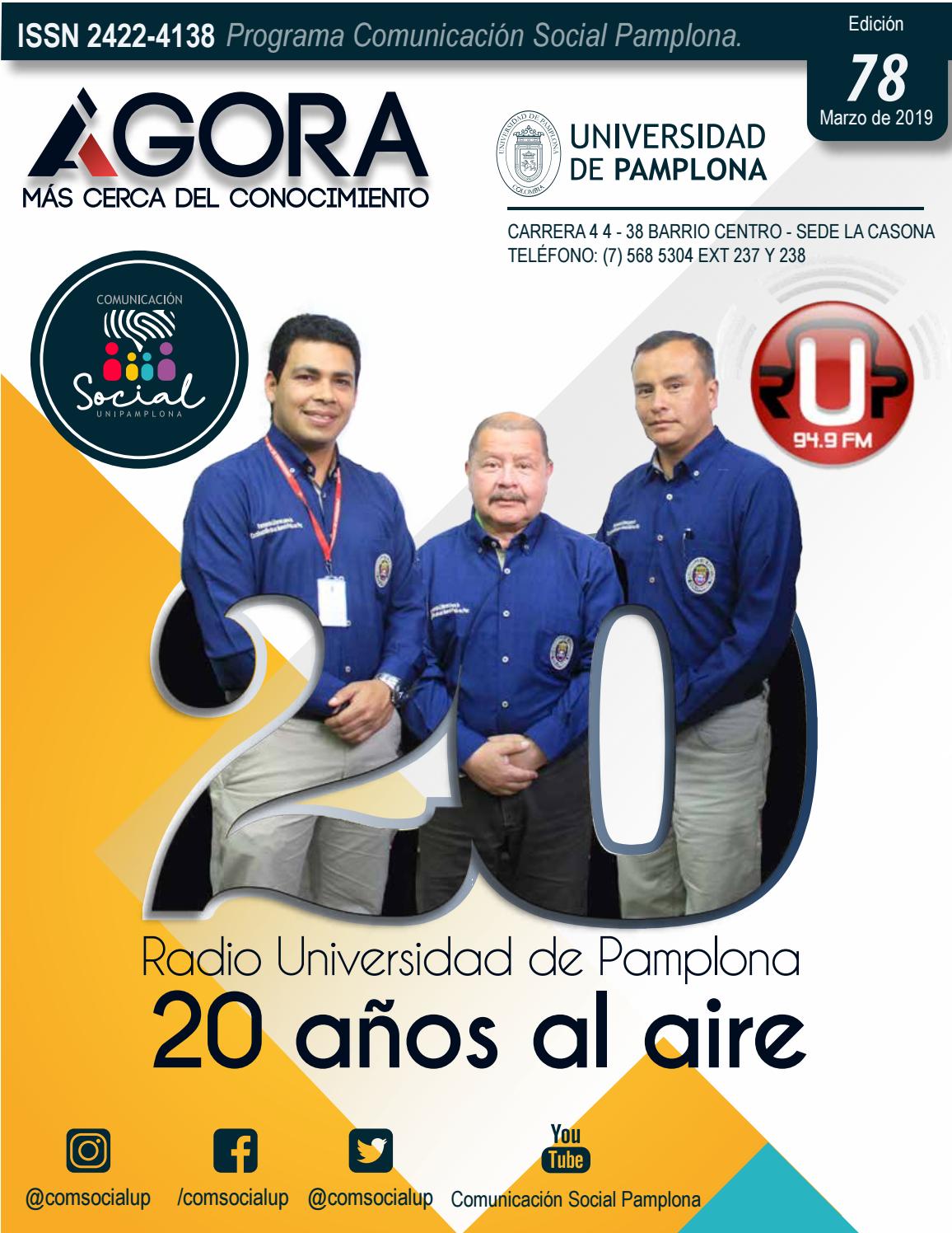 Radio Universidad de Pamplona 20 años al aire by Comunicación Social