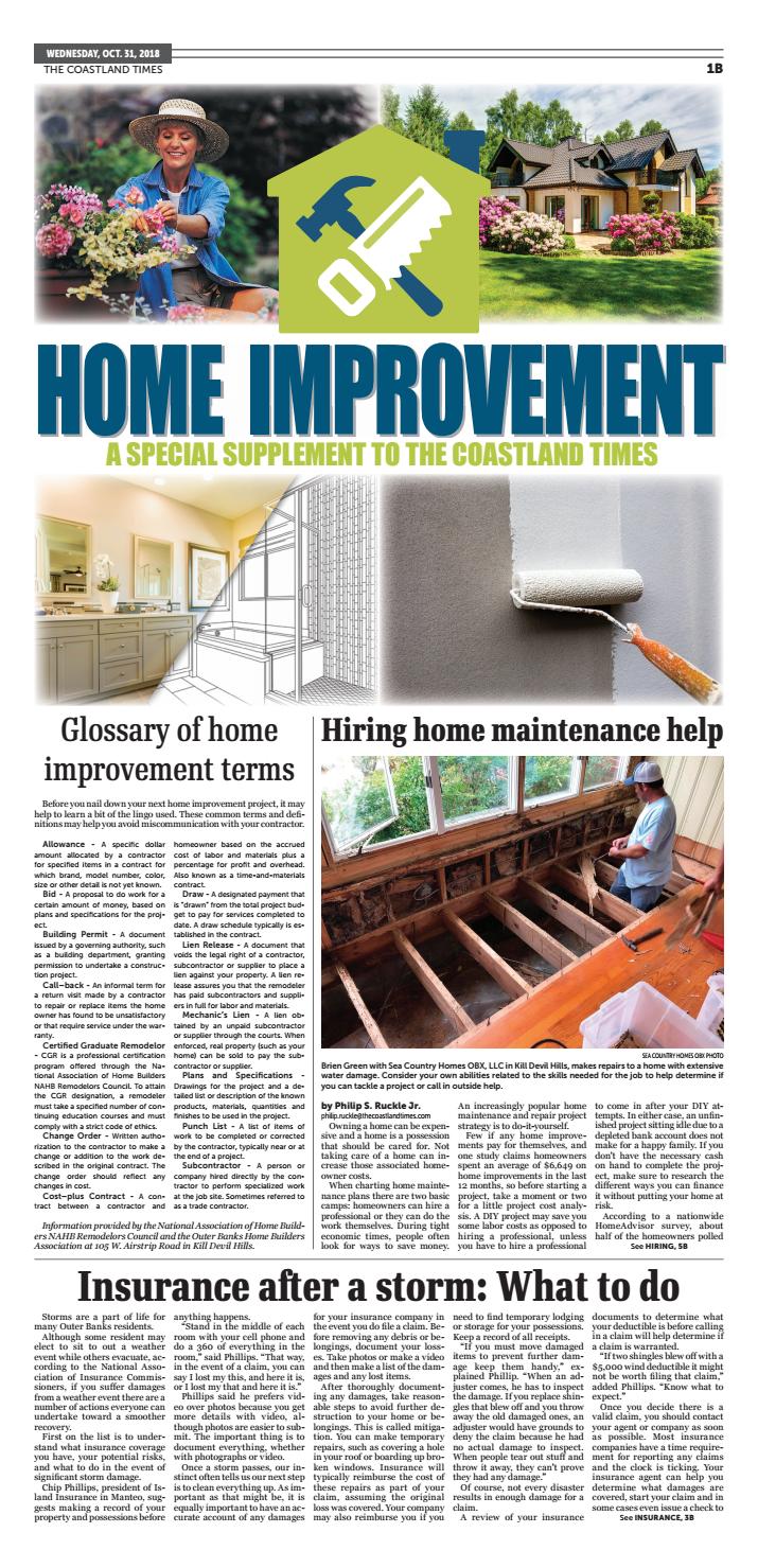 Fall Home Improvement Guide The Coastland Times by The Coastland