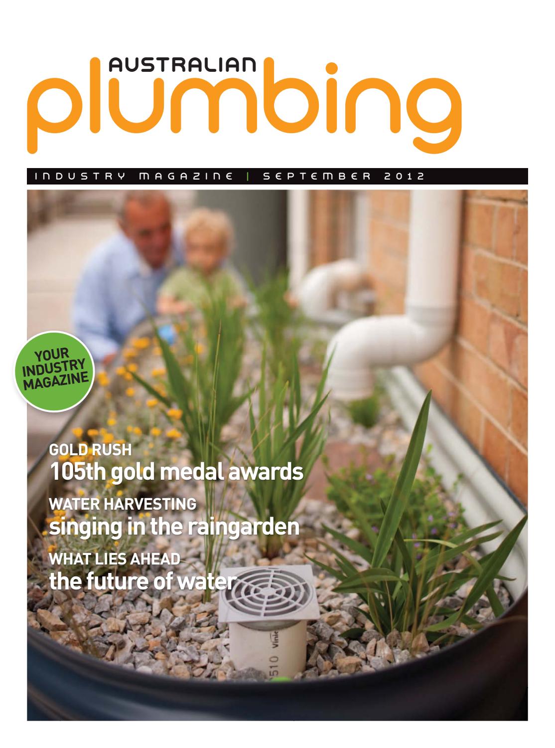 Australian Plumbing September 2012 By Master Plumbers Issuu