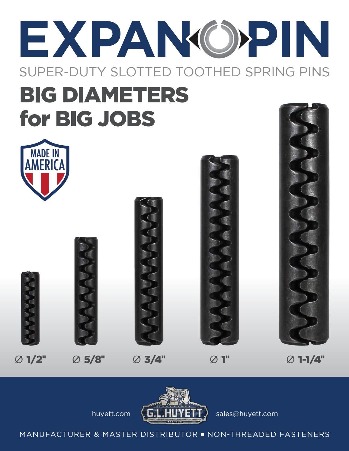 ExpanPin SuperDuty Slotted Toothed Spring Pins by G.L. Huyett Issuu