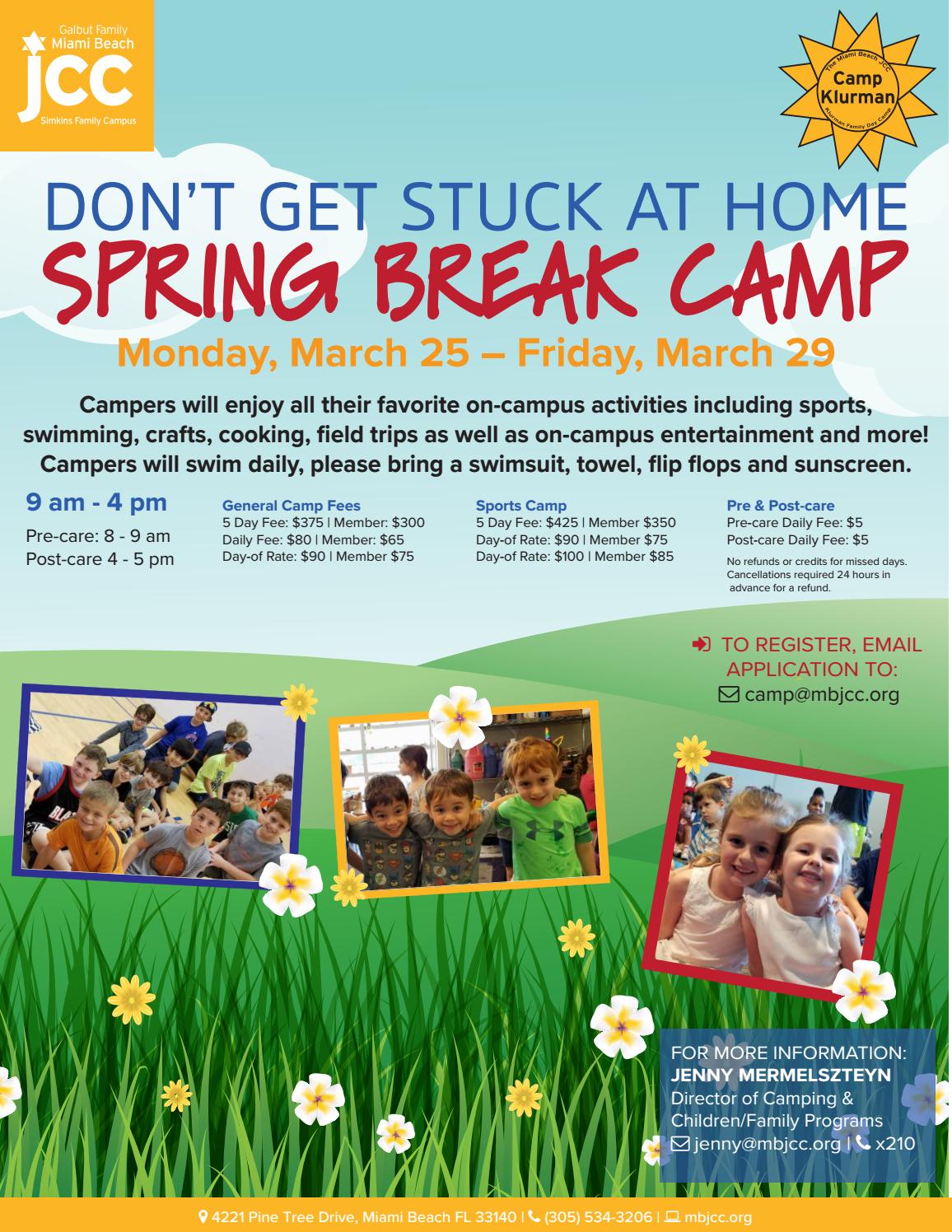 MBJCC Spring Break Camp 2019 by Miami Beach JCC Issuu