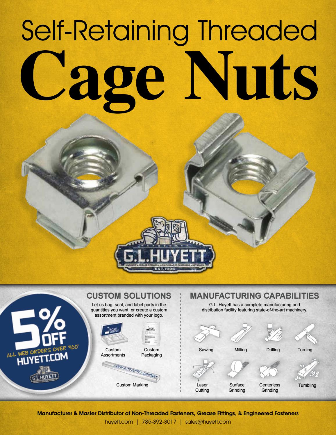 Cage Nuts Product Fact Sheet by G.L. Huyett Issuu