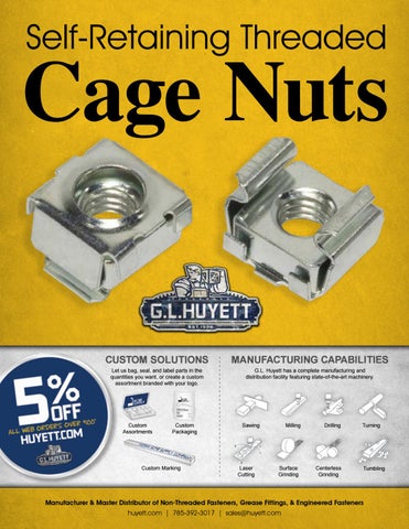 Cage Nuts Product Fact Sheet by G.L. Huyett Issuu