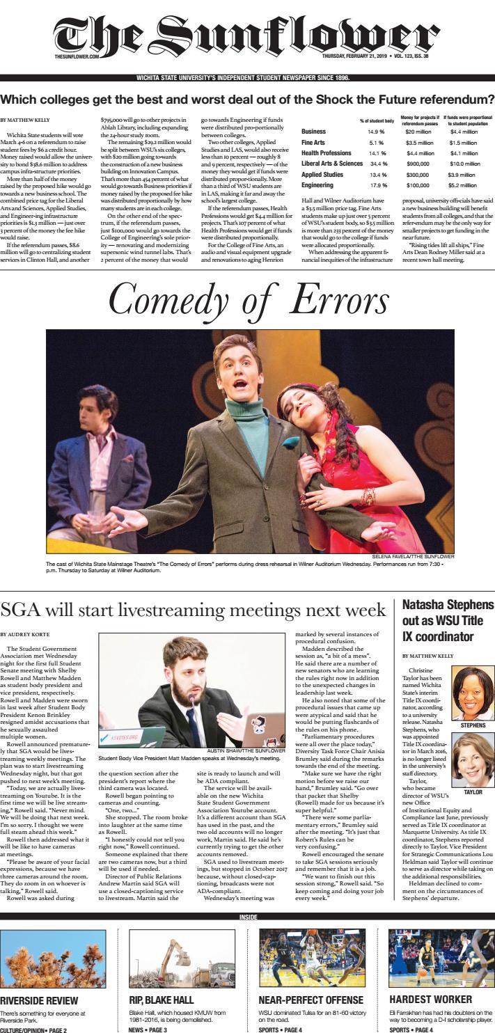 The Sunflower v.123 i.38 by The Sunflower Newspaper Issuu