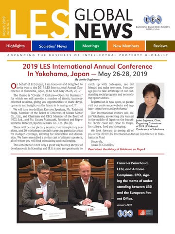 Cover of "LES Global News March 2019 Preview"