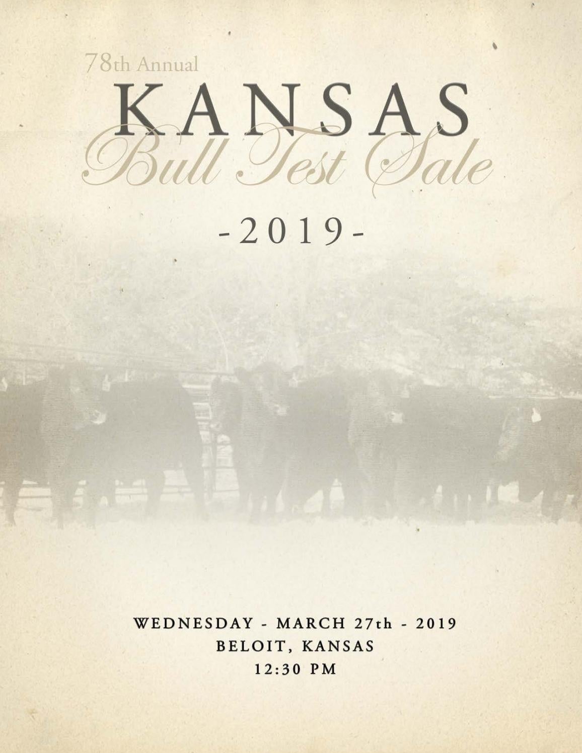 Kansas Bull Test 2019 Bull Sale Catalog by LivestockDirect Issuu