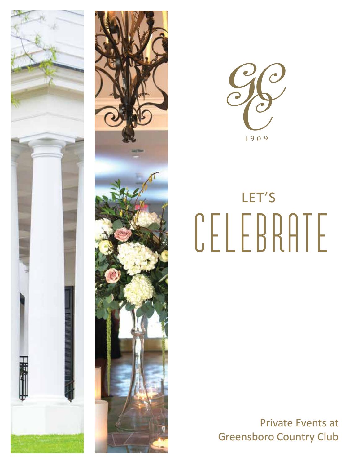 Greensboro Country Club Private Event Planner by Greensboro Country