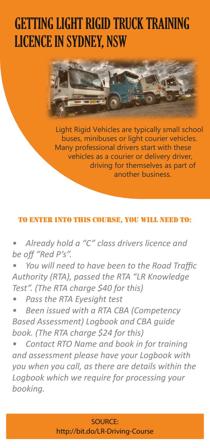 Getting Light Rigid Truck Training Licence in Sydney, Nsw by Sydney