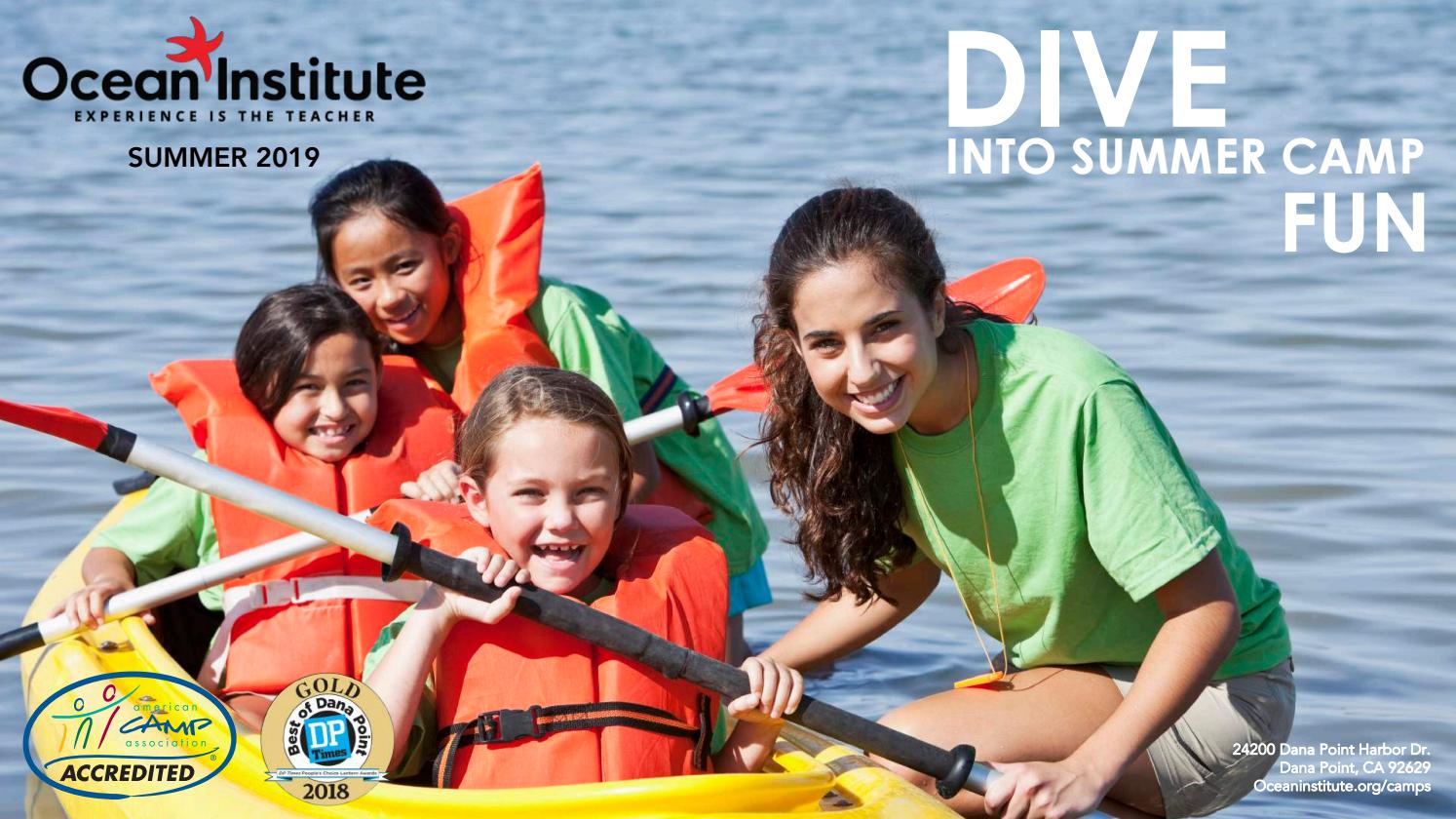 Ocean Institute Summer Camp 2019 By Wendy Marshall Issuu