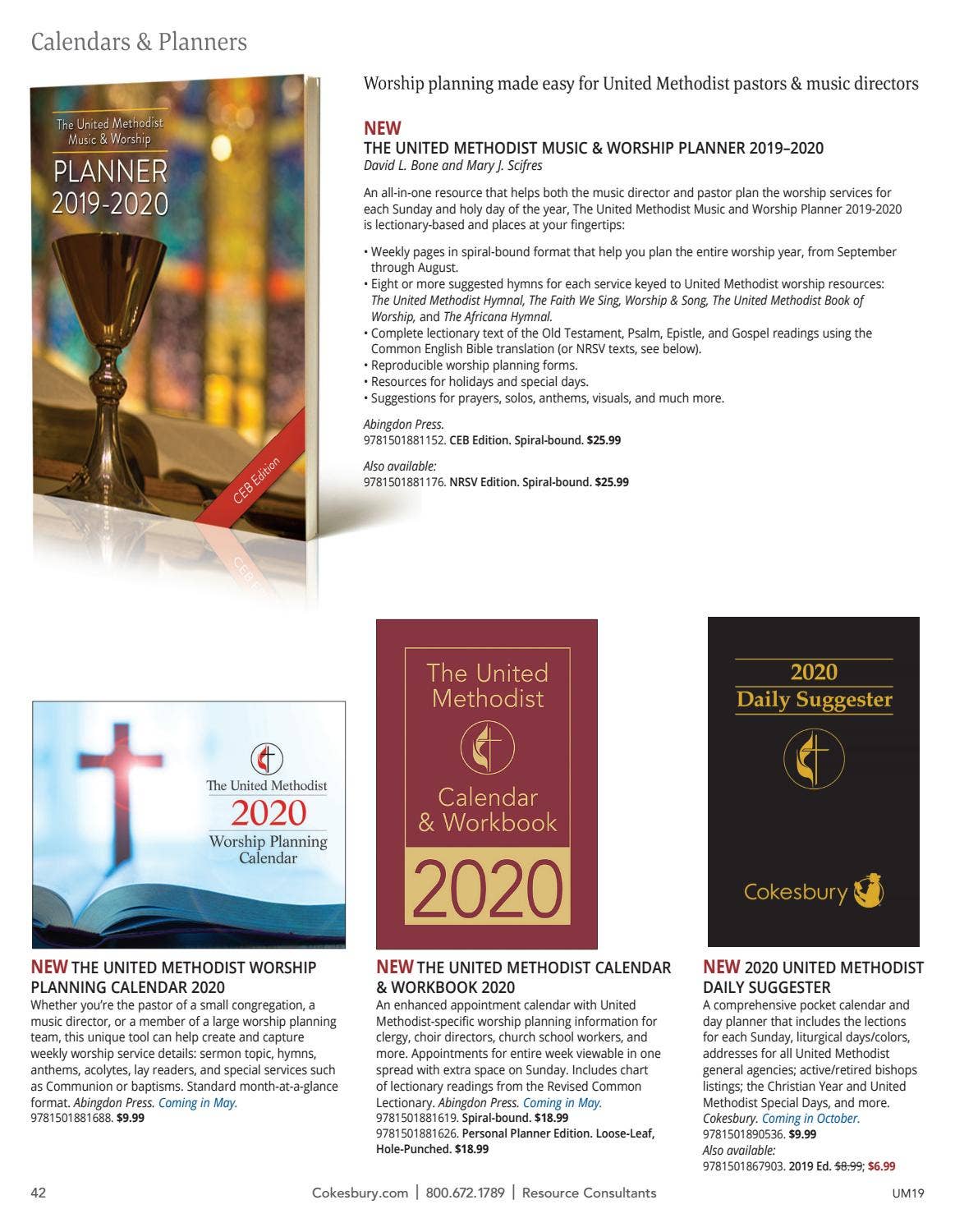 The United Methodist Church Resources for 2019 catalog by United