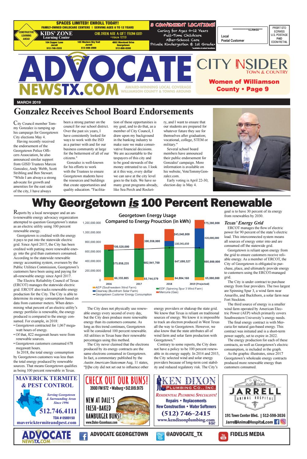 Advocate News TX • March 2019 by Fidelis Publishing Group, LLC Issuu