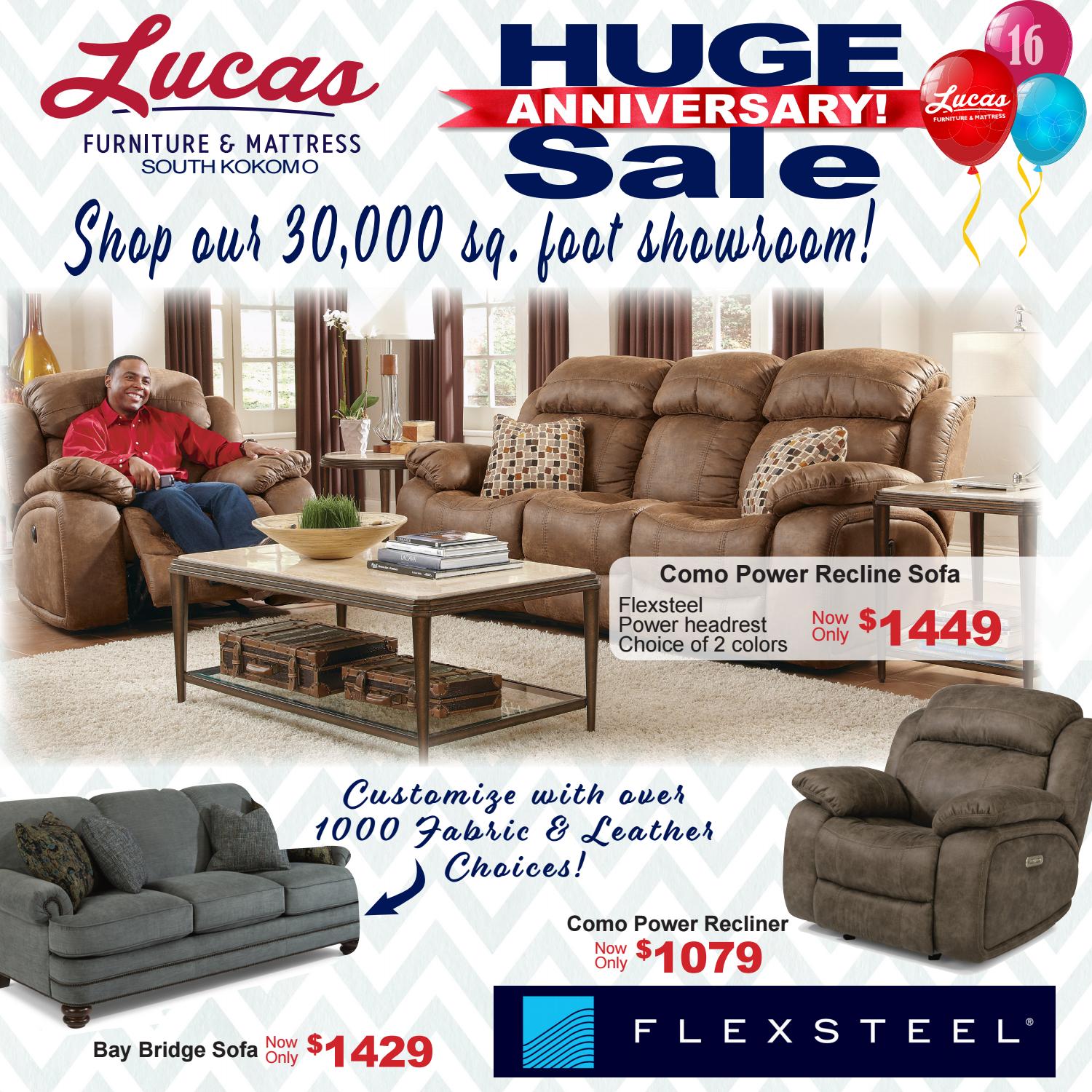Lucas Furniture & Mattress Anniversary Sale by kjohnsonlhf Issuu