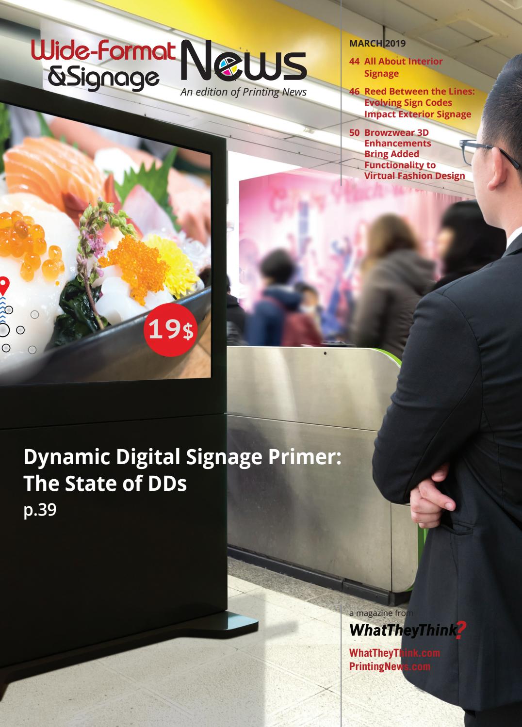 Wide Format Signage News March 2019 By Whattheythink Issuu