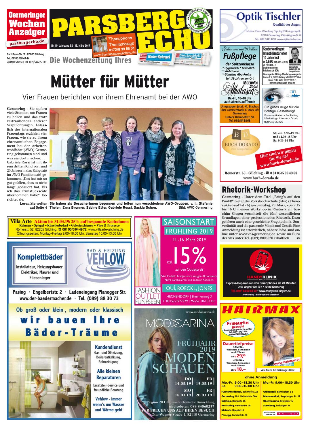 Kw 11 2019 By Wochenanzeiger Medien Gmbh Issuu
