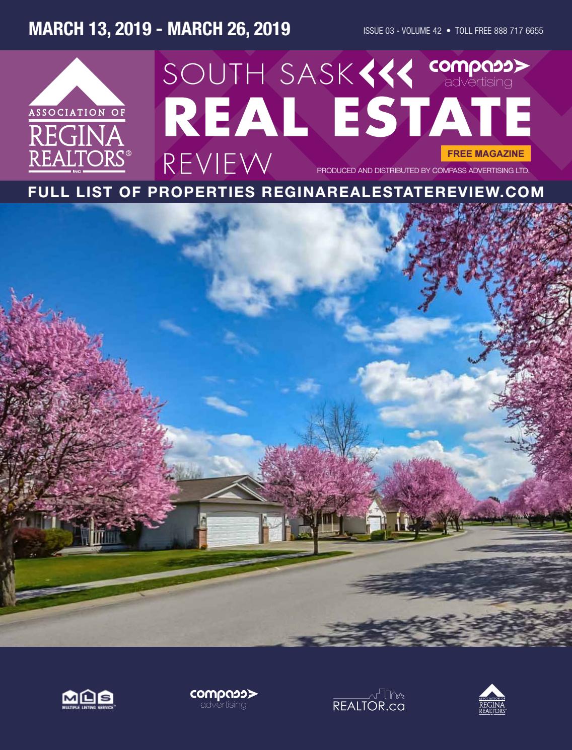 South Sask Real Estate Review March 13, 2019 by Compass Advertising