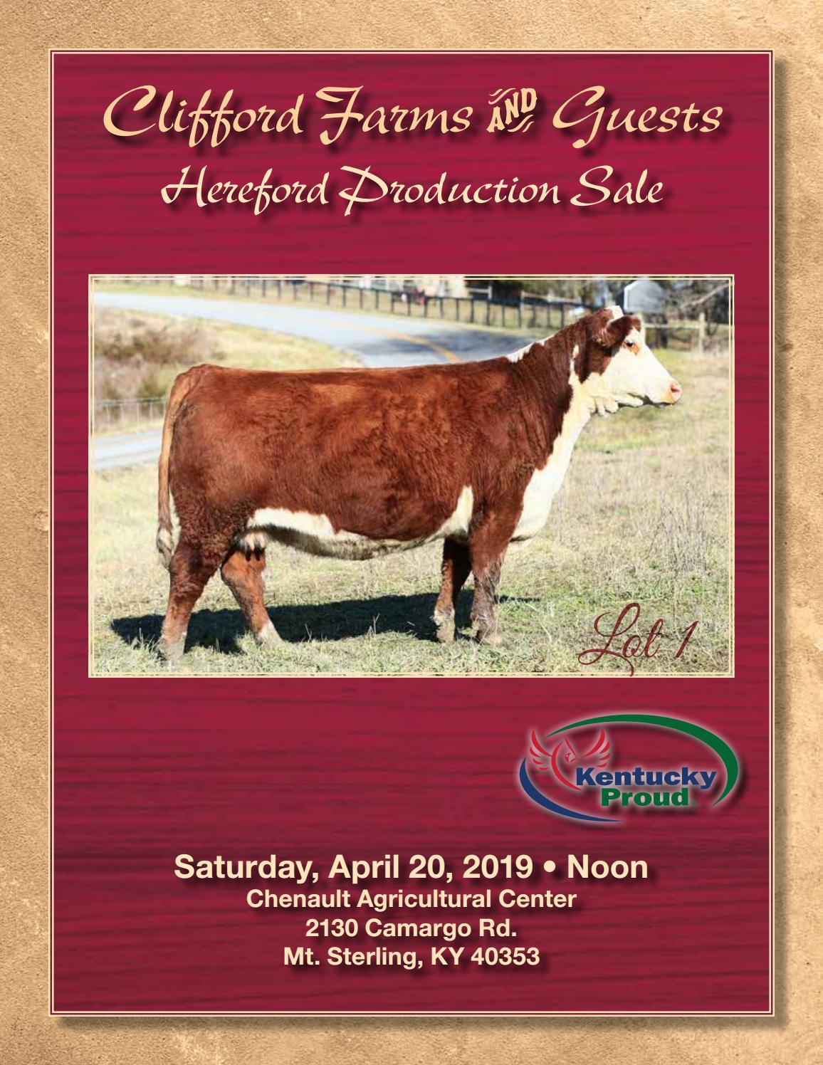 Clifford Farms & Guests Hereford Production Sale by American Hereford