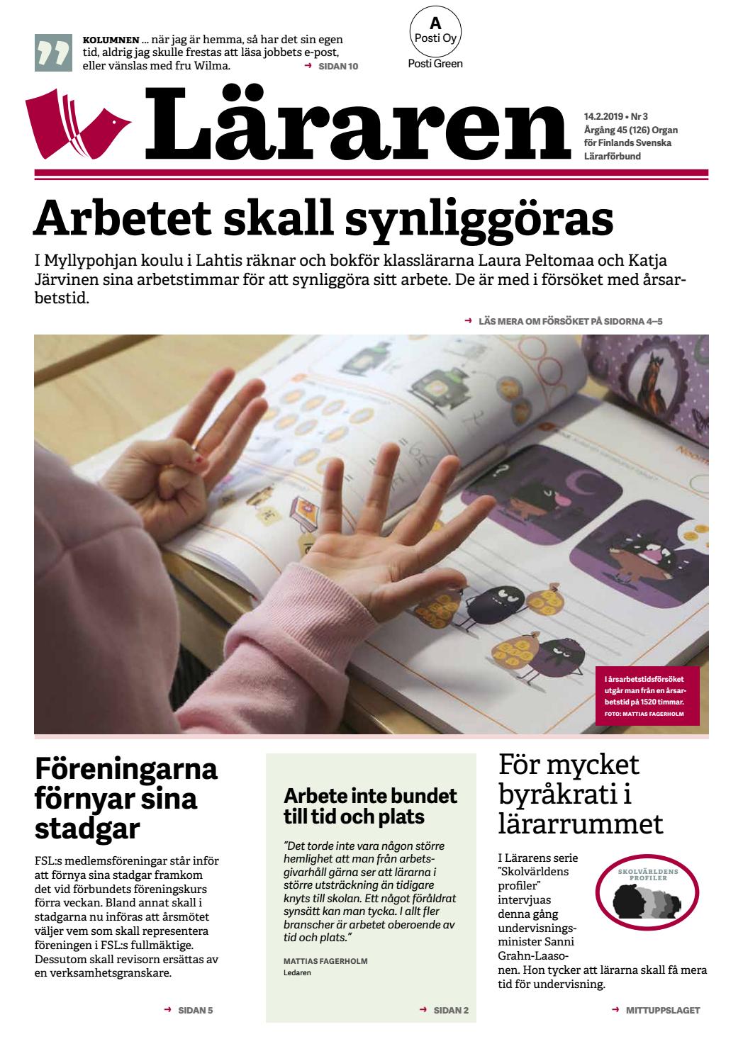 Läraren 3 2019 by Tom Ahlfors - Issuu