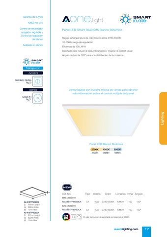 Aurora Lighting 灯饰目录 · Bluetooth Gama - Espagne 第 19 页