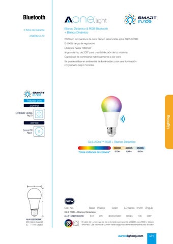 Aurora Lighting 灯饰目录 · Bluetooth Gama - Espagne 第 23 页