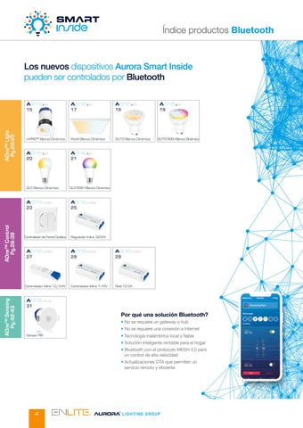 Aurora Lighting 灯饰目录 · Bluetooth Gama - Espagne 第 6 页