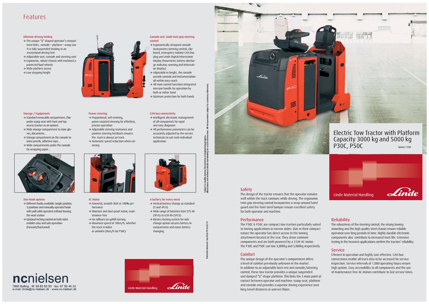 Datasheet 20linde 20p30 50c 1190 Uk By N C Nielsen A S Issuu