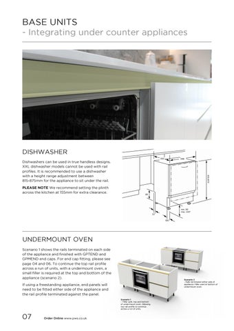 PWS Distributors Ltd 家具目录 · PWS Handleless Rail System - Accent Finishes 2019 第 8 页