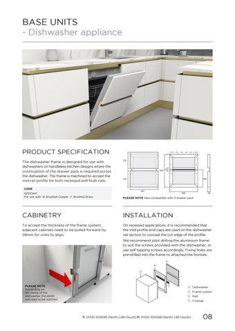 PWS Distributors Ltd 家具目录 · PWS Handleless Rail System - Accent Finishes 2019 第 9 页