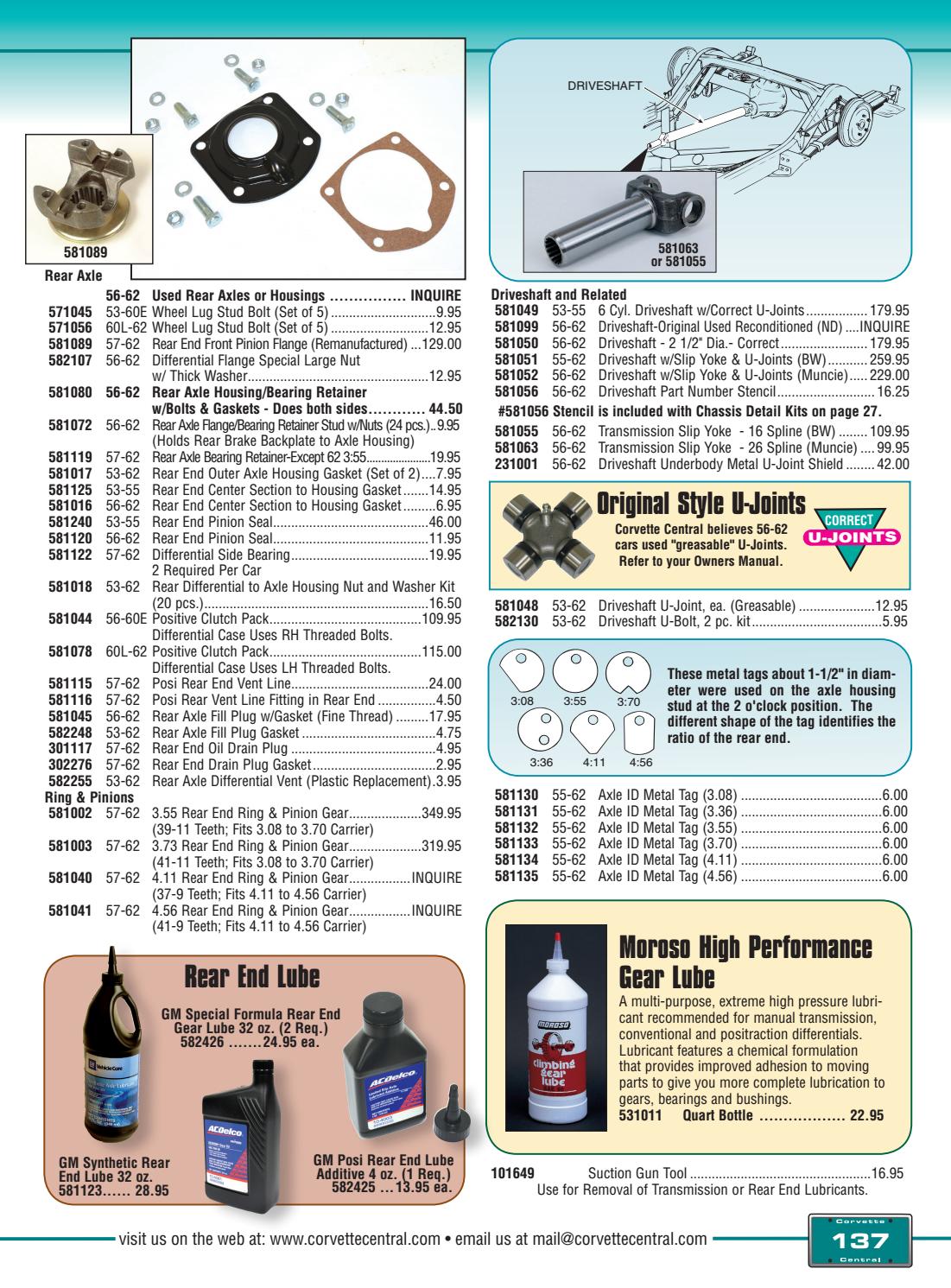 Corvette Central C1 (5362) Corvette Parts Catalog by Corvette Central
