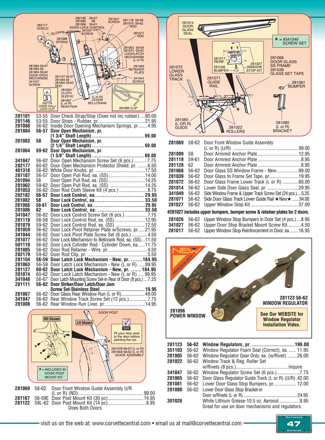 Corvette Central C1 (5362) Corvette Parts Catalog by Corvette Central