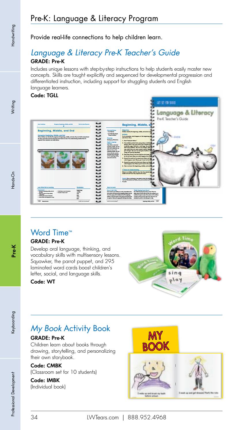 Learning Without Tears Product & Training Catalog Spring 2019 by