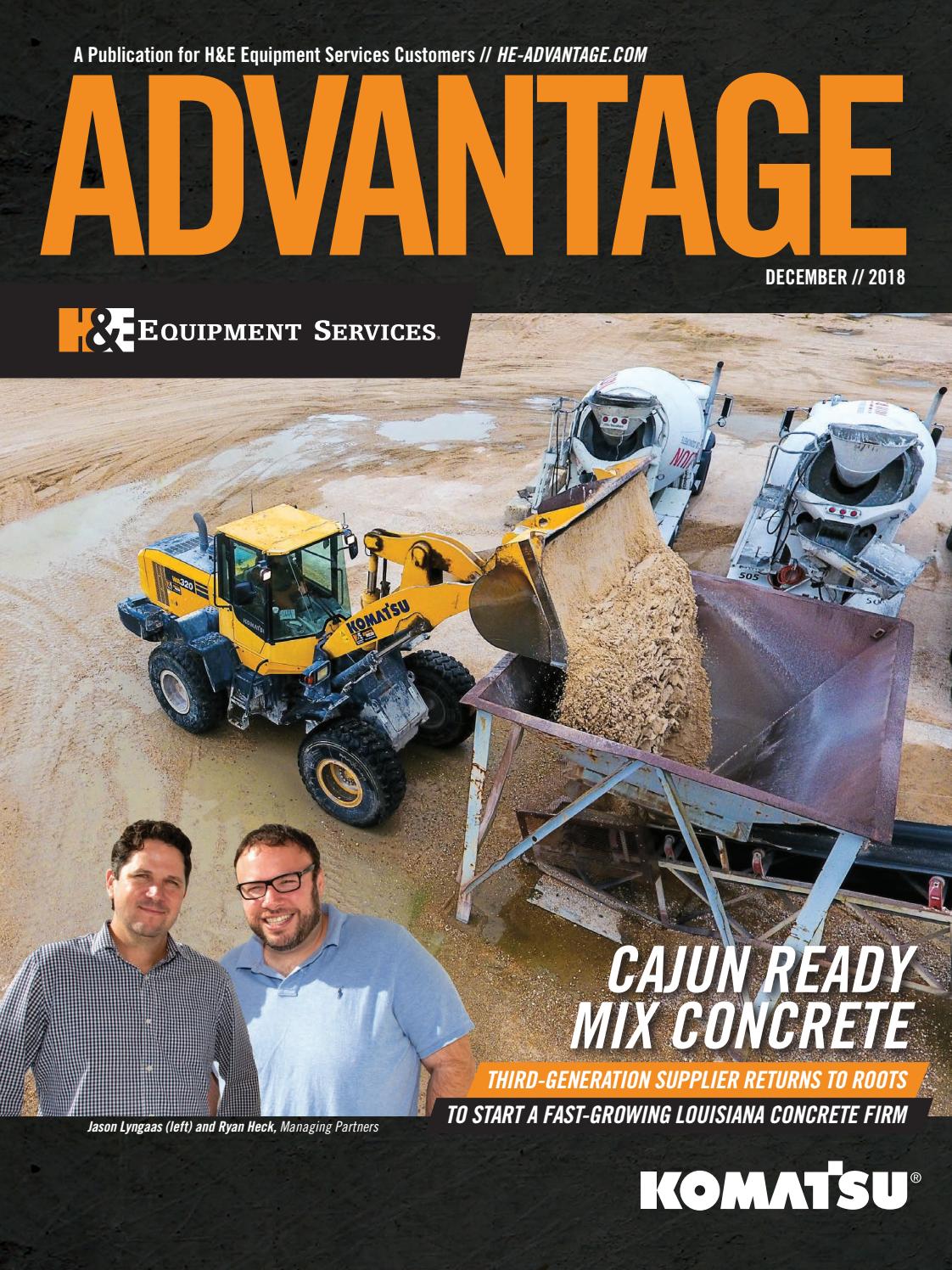 H&E Equipment Services Advantage, November 2018 by Construction