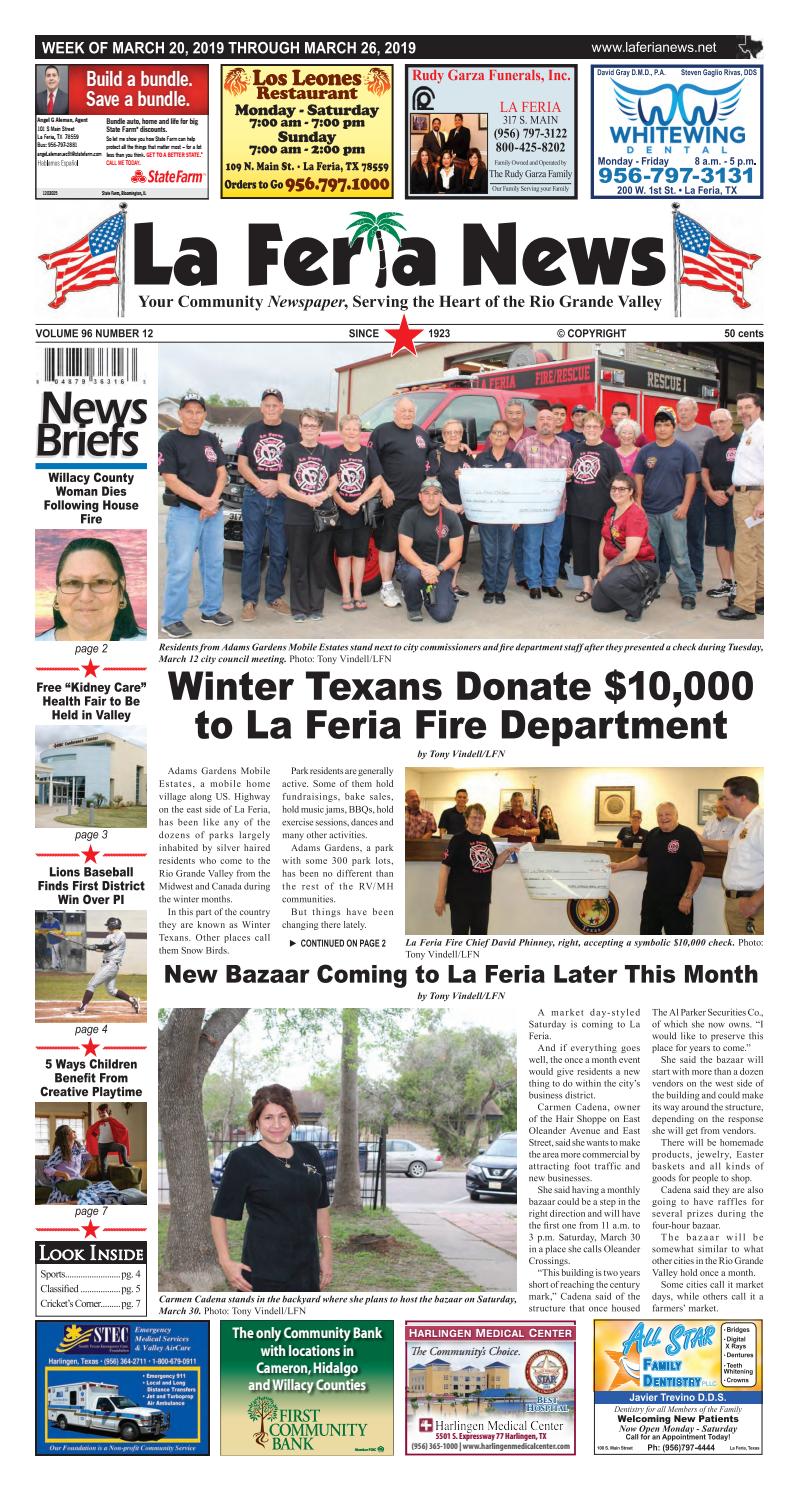 La Feria News March 20, 2019 by La Feria News Issuu
