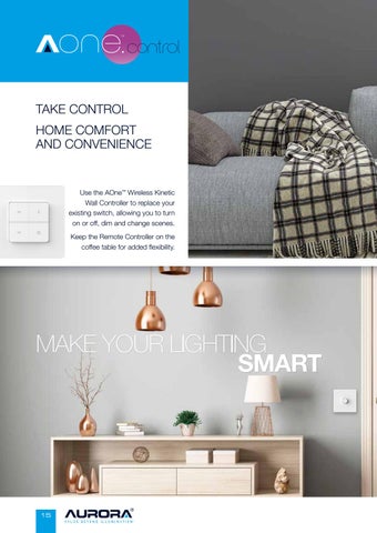 Aurora Lighting 灯饰目录 · 智能 Connected Solutions for the 家居 第 16 页
