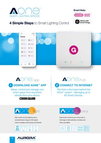 Aurora Lighting 灯饰目录 · 智能 Connected Solutions for the 家居 第 4 页