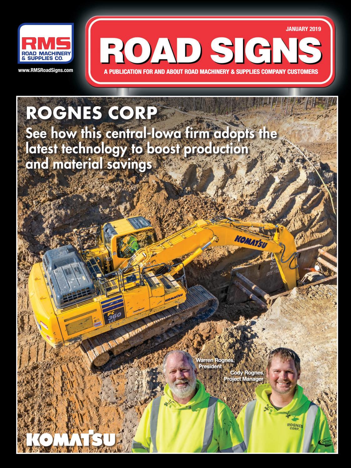 RMS - Road Signs - January 2019 by Construction Publications, Inc - Issuu