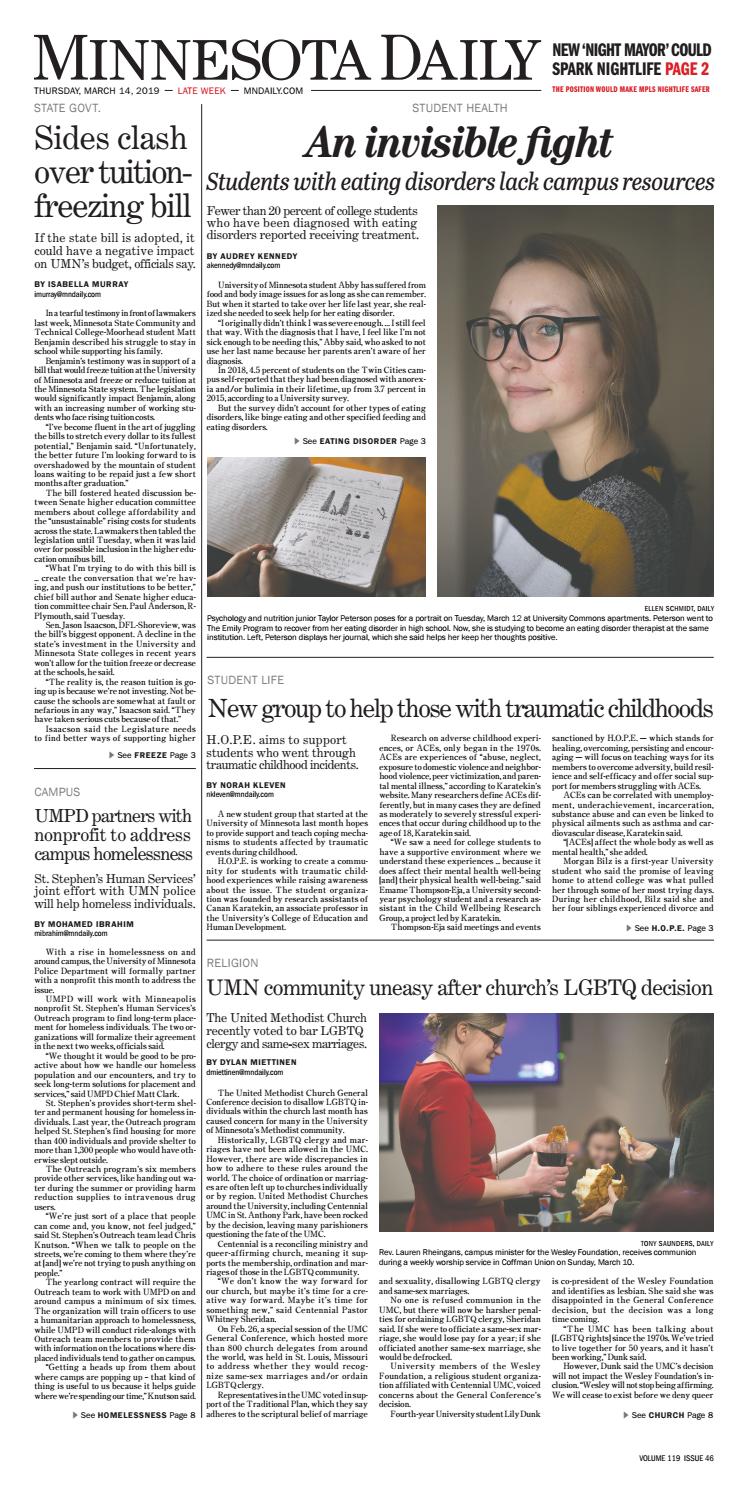 March 14, 2019 by The Minnesota Daily Issuu