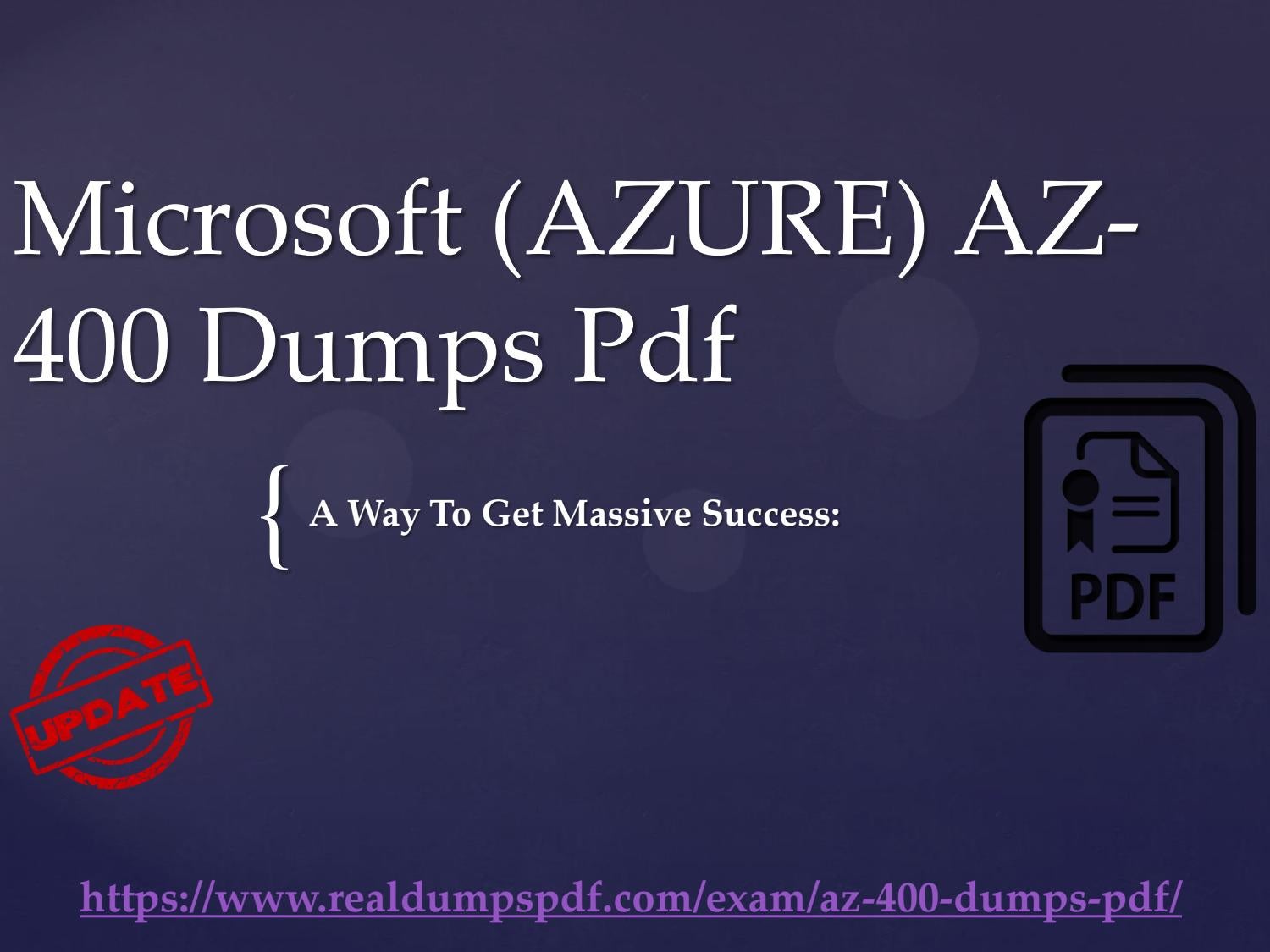 Microsoft AZ-400 Dumps pdf ~ Best Study Material Ever by Sns-Brigh10