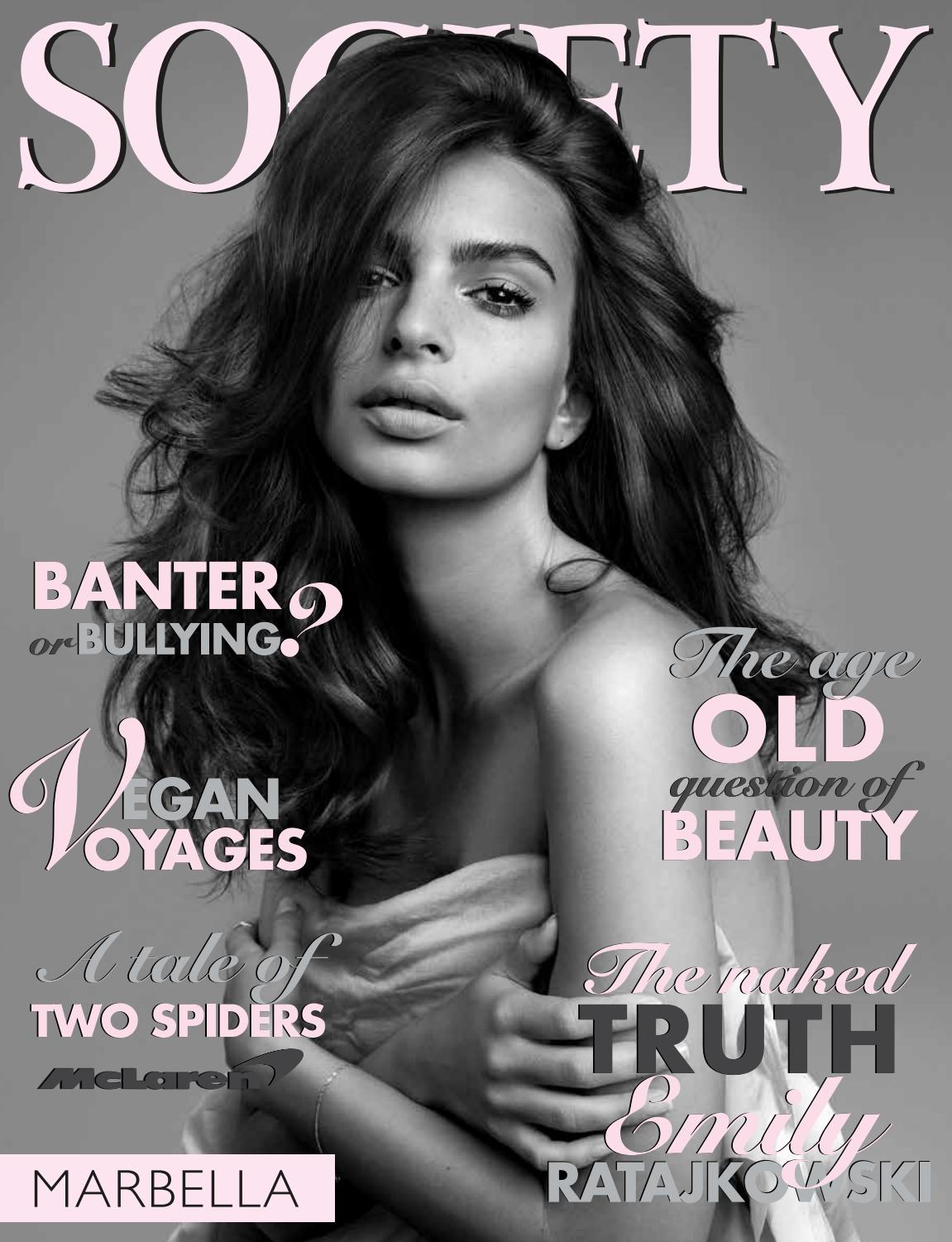 Benjamin Barber Wife Revenge Porn - Society Marbella Magazine - April 2019 - Emily Ratajkowski ...