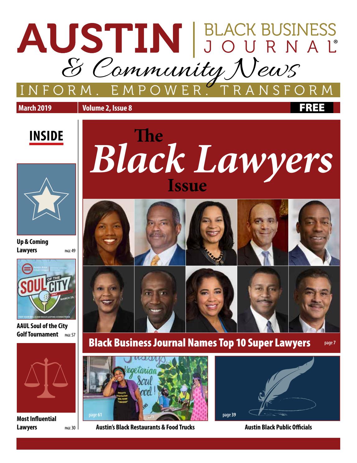 AUSTIN Black Business Journal® & Community News March 2019 by AMC