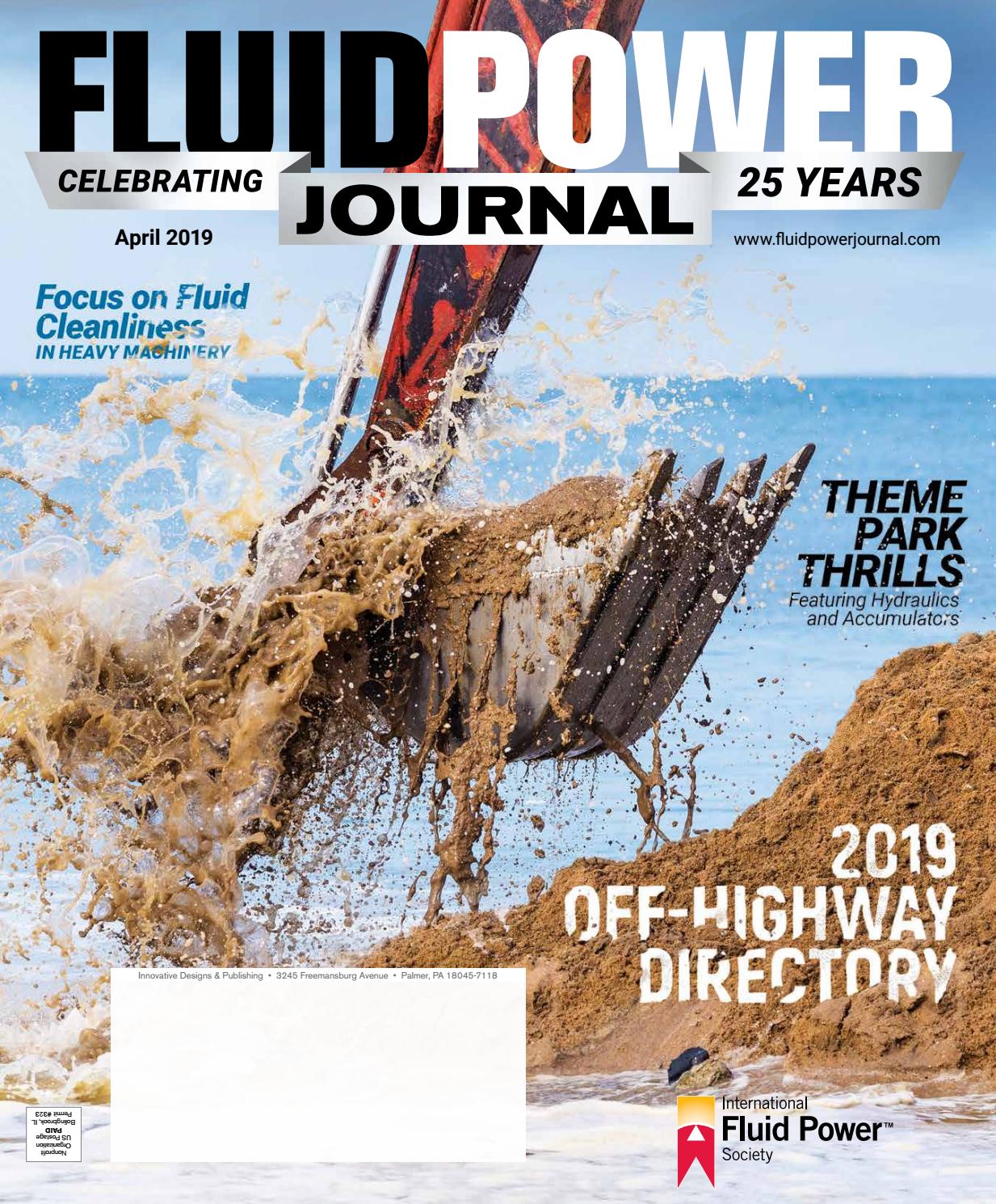 Fluid Power Journal April 2019 Issue by Innovative Designs & Publishing