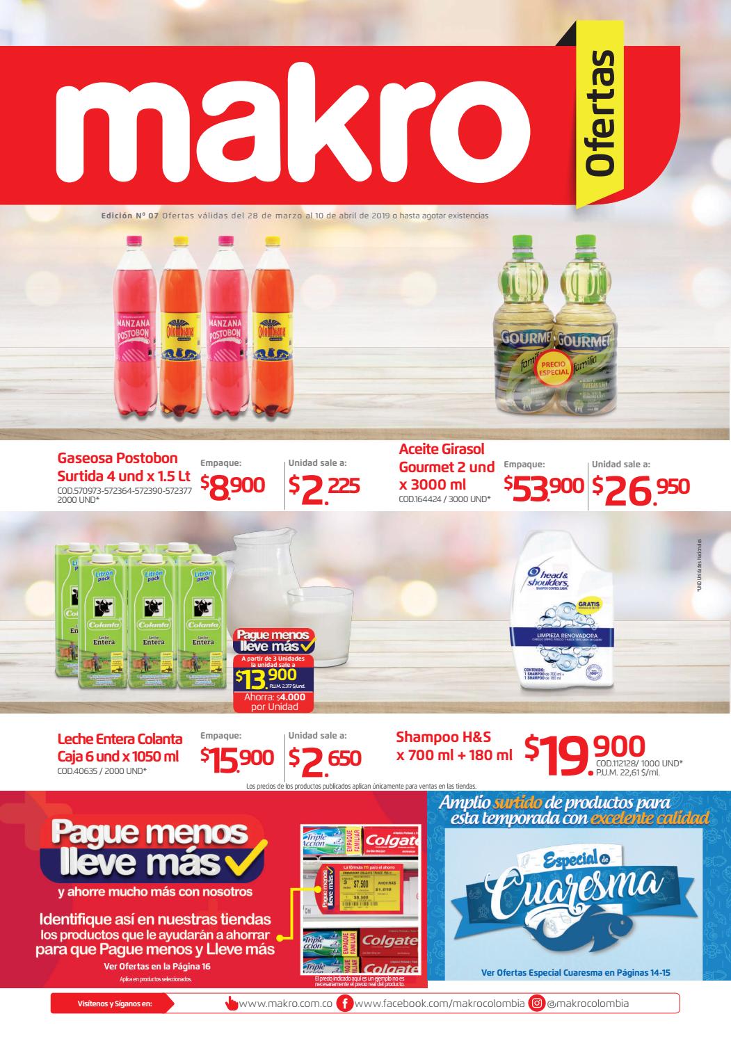 Ofertas del 28 Marzo al 10 Abril by Makro Supermayorista Issuu
