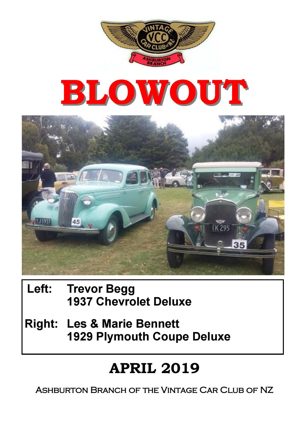 Ashburton VCC April 2019 by Vintage Car Club of New Zealand Issuu