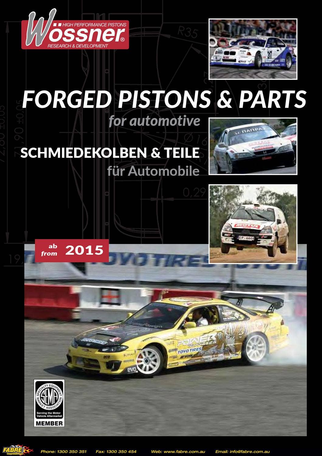 Wossner Pistons Catalog by Fabre Australia Issuu