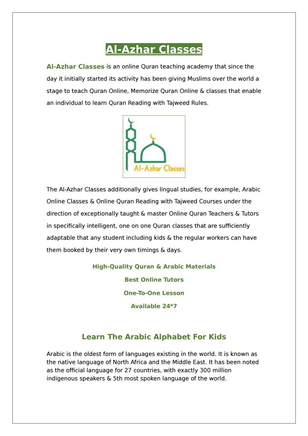 Azhar Class Mat Al-Azhar Classes by Al-Azhar Classes - Issuu