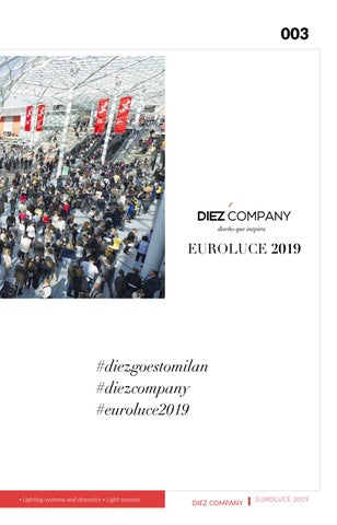 Diez Company 灯饰目录 · DIEZ COMPANY / EUROLUCE 2019 第 3 页