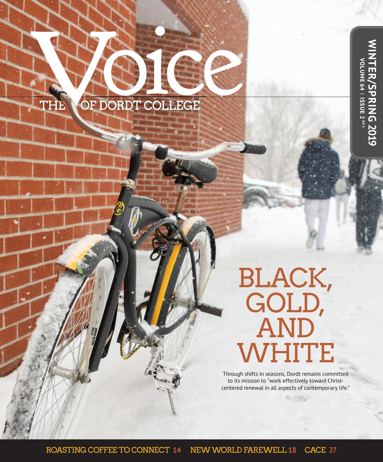 Voice Winter/Spring 2019 by Dordt University - Issuu